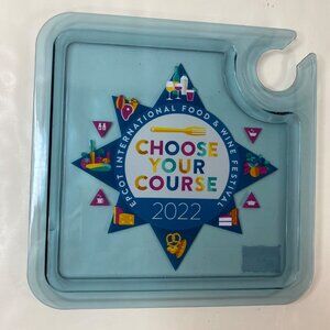 Disney Epcot International Food & Wine Festival Plate 2022 Choose Your Course